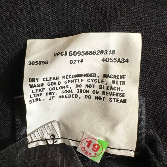 NWT iZ Byer Womens Pull On Mid Rise Bootcut Trouser Dress Pants Black S Stretch - Picture 9 of 10